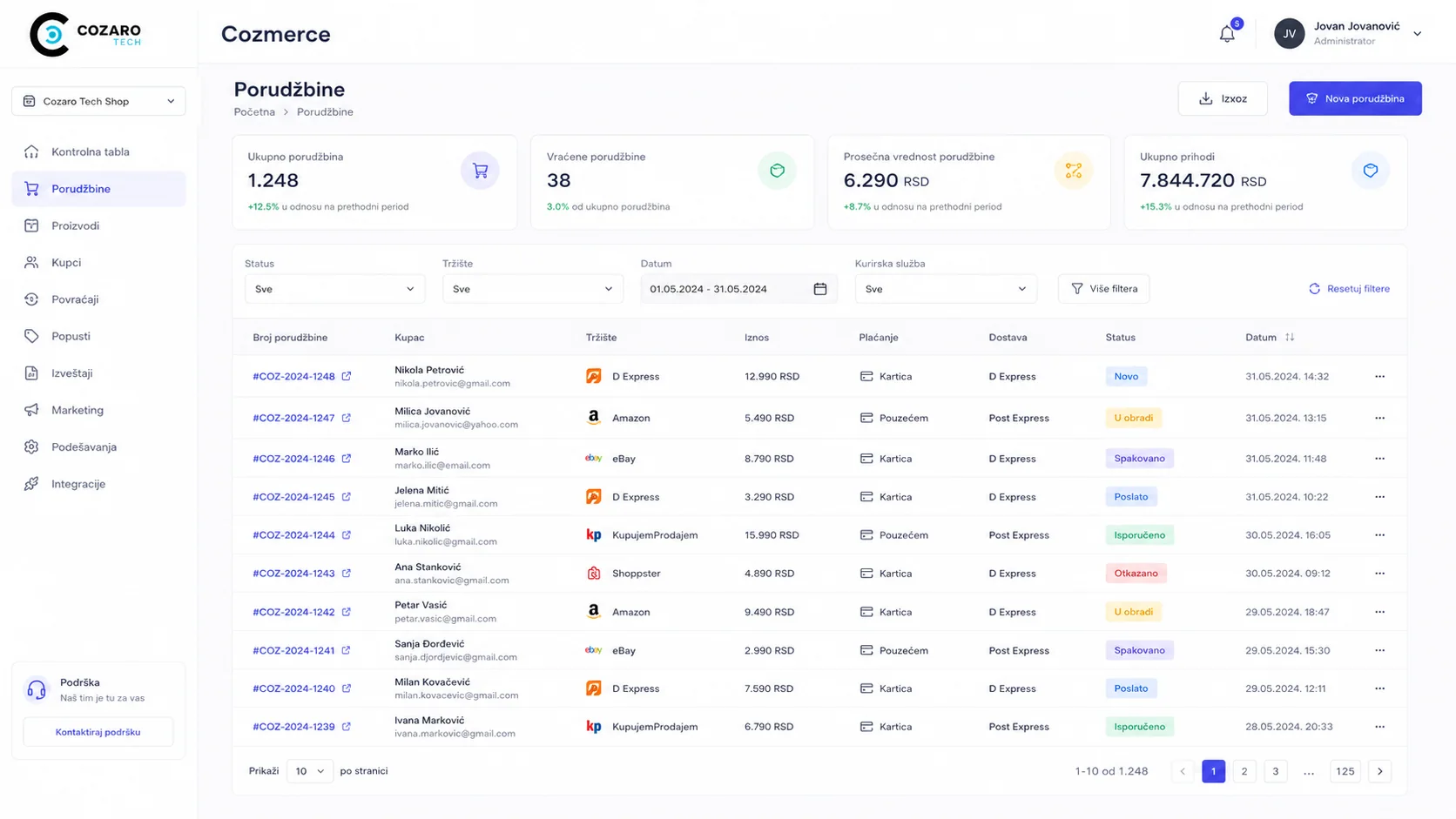 Cozmerce ecommerce configuration platform preview screenshot 6
