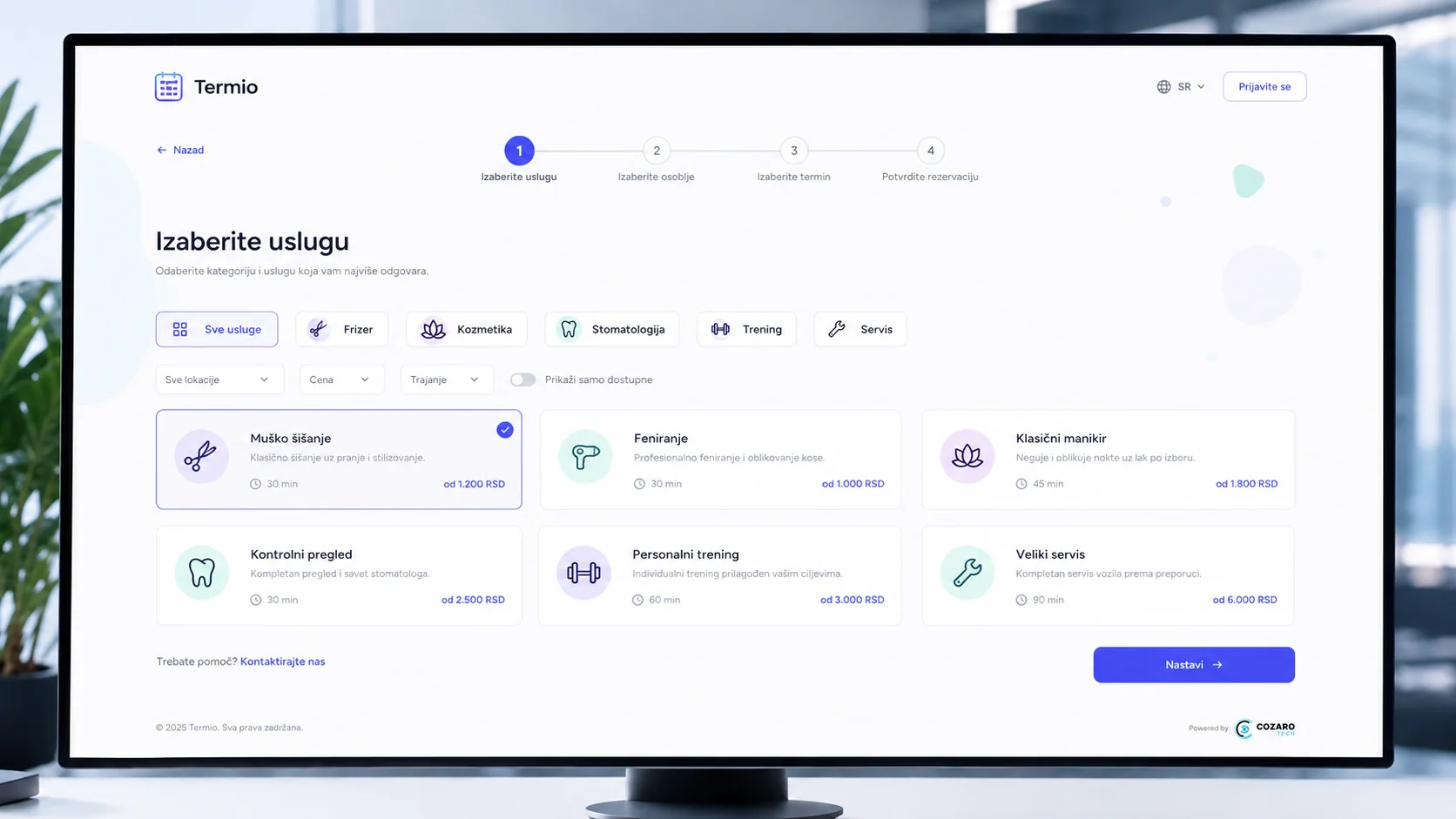 Termio appointment booking platform preview screenshot 4