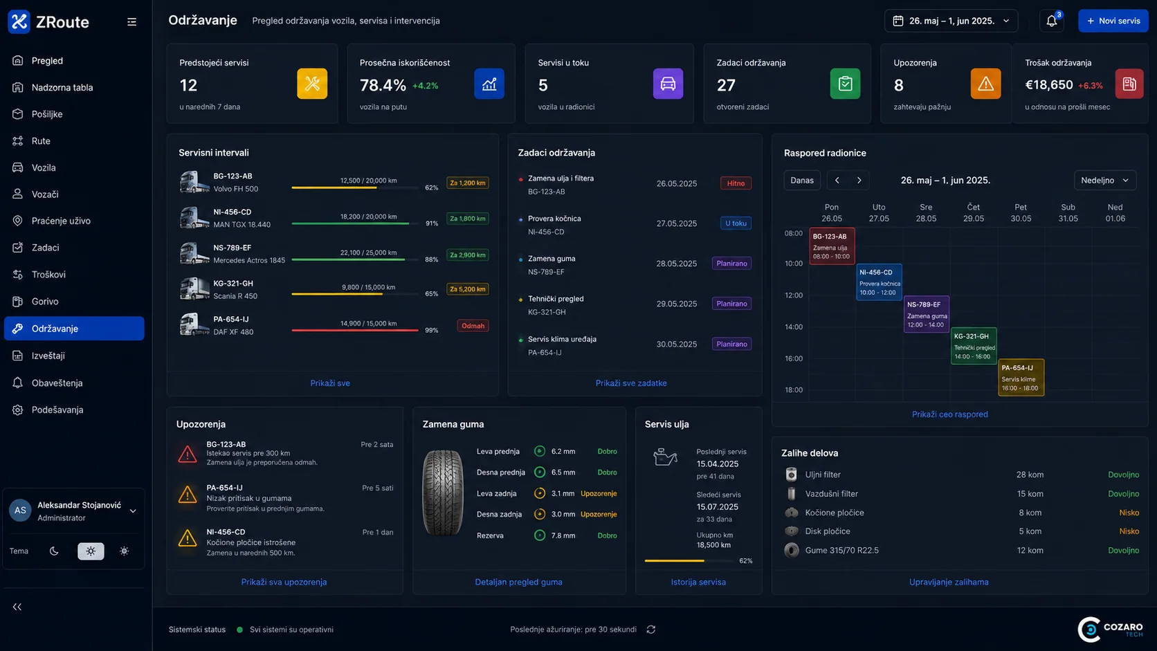 ZRoute fleet and delivery platform preview screenshot 6