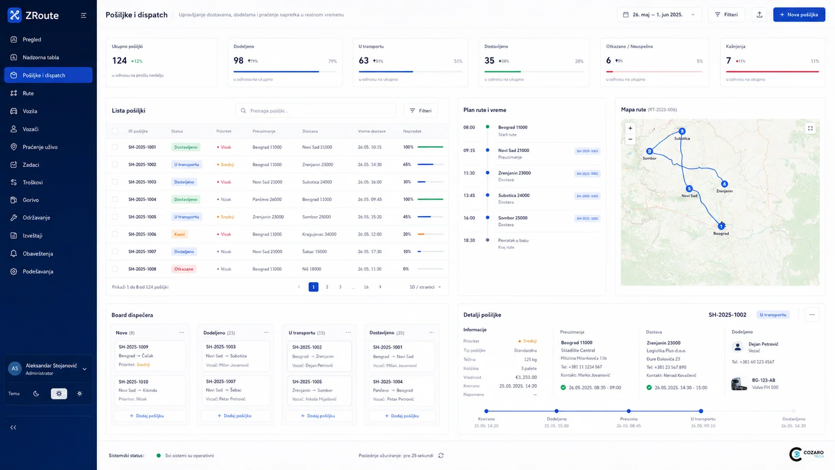 ZRoute fleet and delivery platform preview screenshot 5